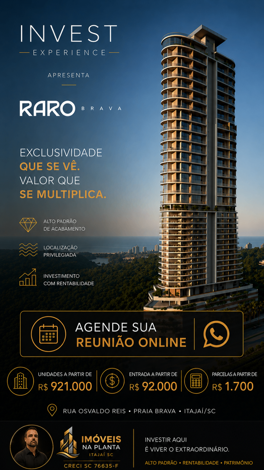 RARO Brava — Invest Experience